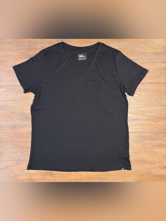 Eddie Bauer Tops - Eddie Bauer Black V-Neck Short Sleeve Tee
